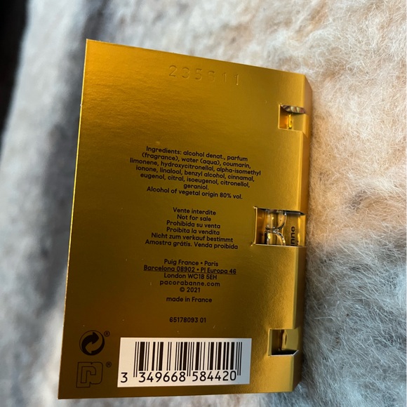 New: 1 Million Paco Rabanne Sample 1.5 Ml - Picture 7 of 7